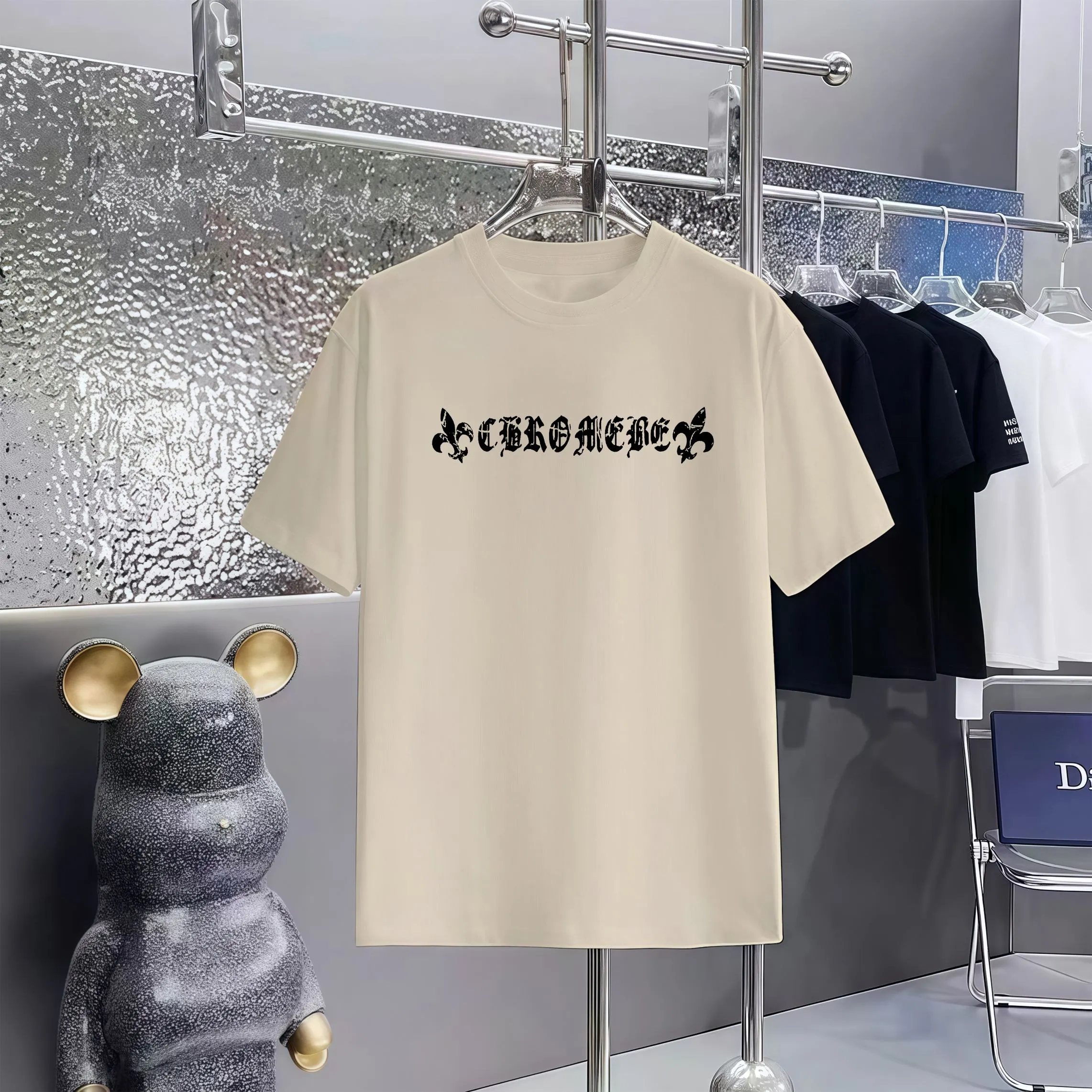 80 Chrome Hearts T 1:1 1×1 Same Style logo OS ：Black，White， ，Red， Gray Size：XS-L